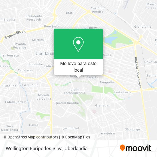 Wellington Euripedes Silva mapa
