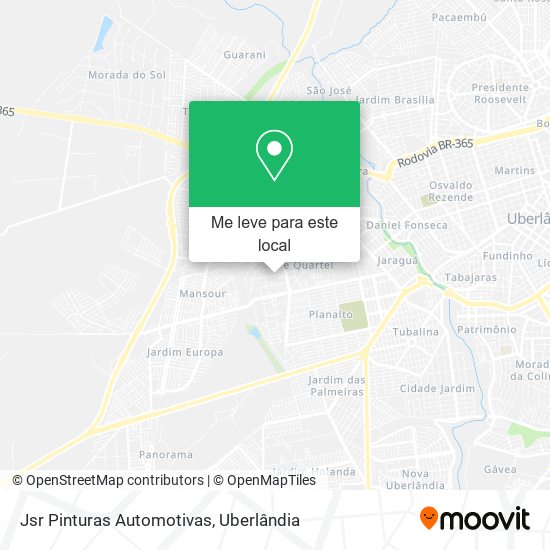 Jsr Pinturas Automotivas mapa