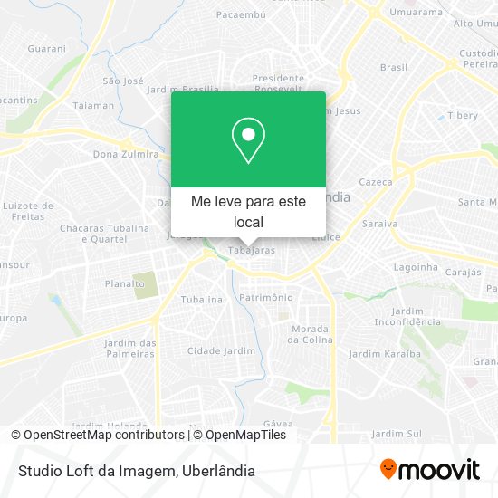 Studio Loft da Imagem mapa