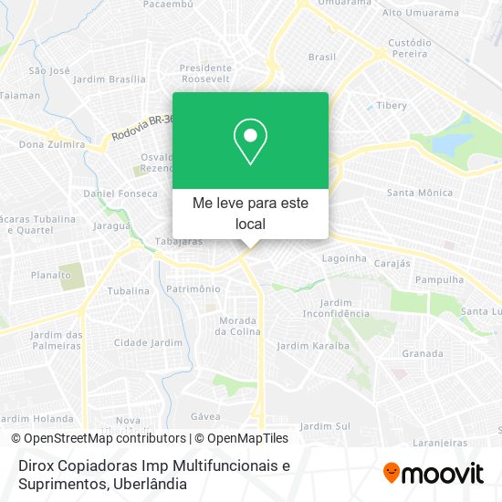 Dirox Copiadoras Imp Multifuncionais e Suprimentos mapa