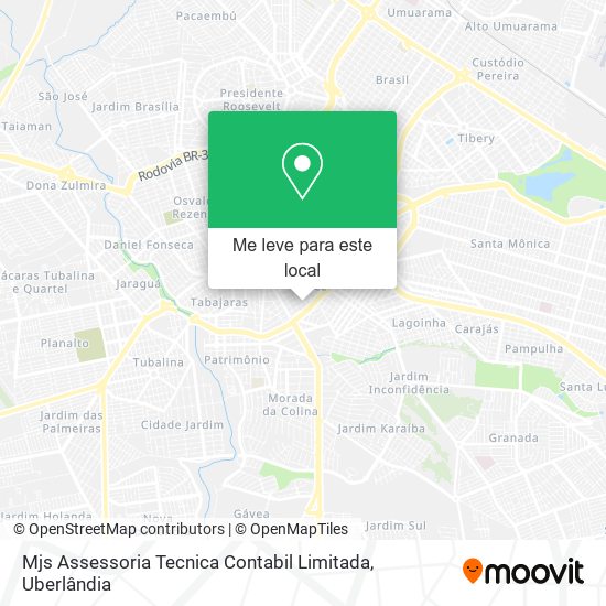 Mjs Assessoria Tecnica Contabil Limitada mapa