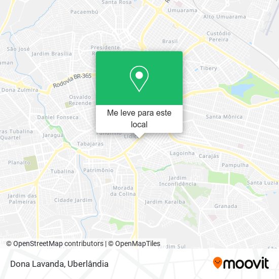 Dona Lavanda mapa