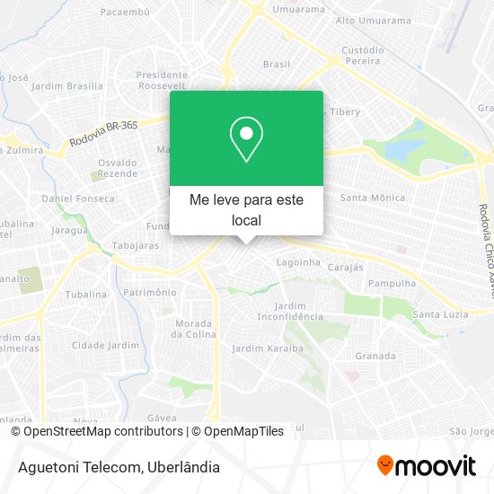 Aguetoni Telecom mapa