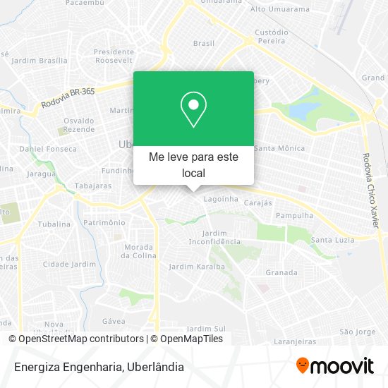 Energiza Engenharia mapa