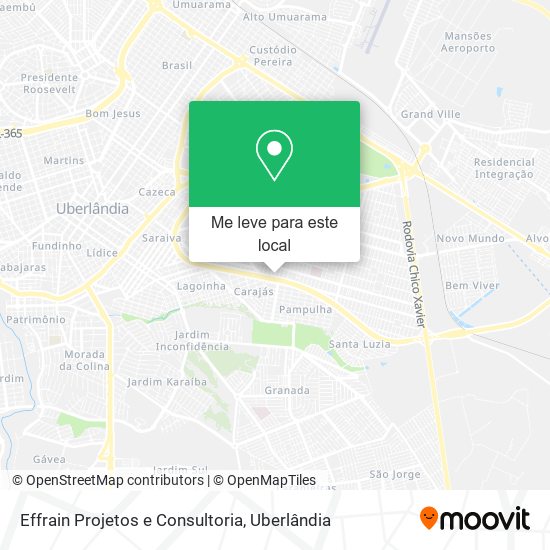 Effrain Projetos e Consultoria mapa