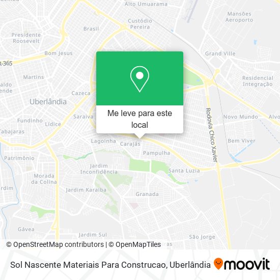 Sol Nascente Materiais Para Construcao mapa