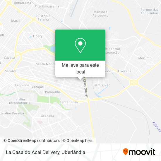 La Casa do Acai Delivery mapa
