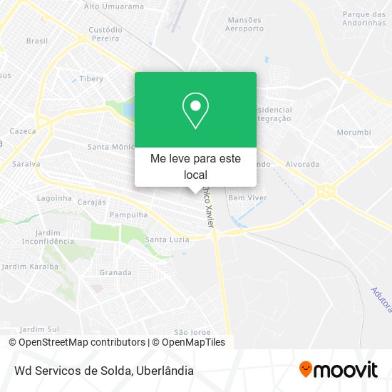 Wd Servicos de Solda mapa