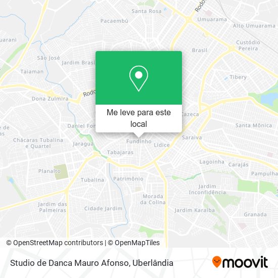 Studio de Danca Mauro Afonso mapa