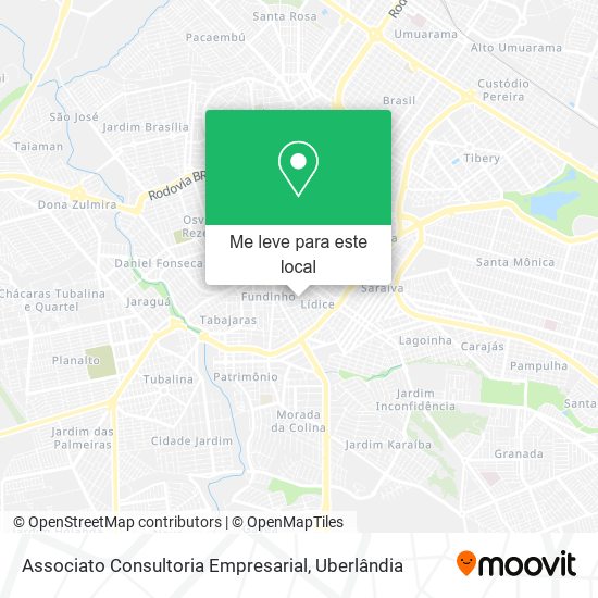 Associato Consultoria Empresarial mapa