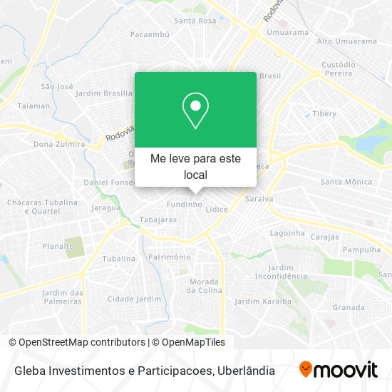 Gleba Investimentos e Participacoes mapa