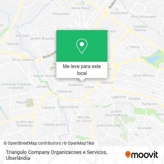 Triangulo Company Organizacoes e Servicos mapa