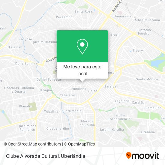 Clube Alvorada Cultural mapa