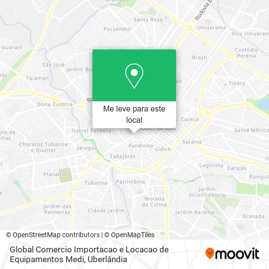 Global Comercio Importacao e Locacao de Equipamentos Medi mapa