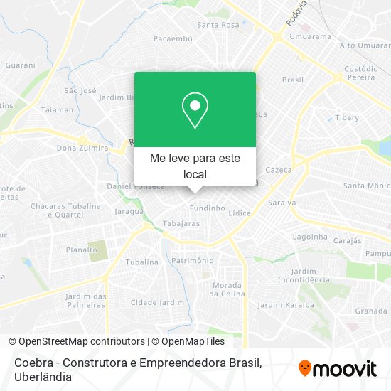 Coebra - Construtora e Empreendedora Brasil mapa