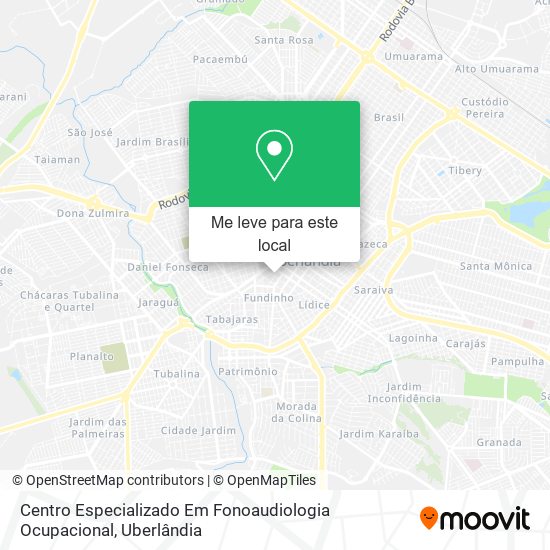 Centro Especializado Em Fonoaudiologia Ocupacional mapa