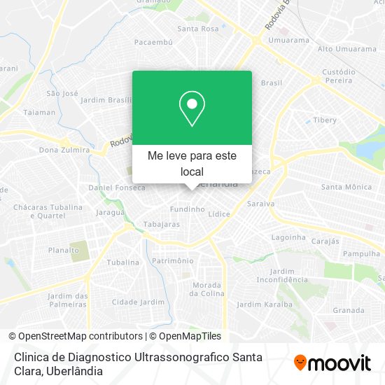 Clinica de Diagnostico Ultrassonografico Santa Clara mapa