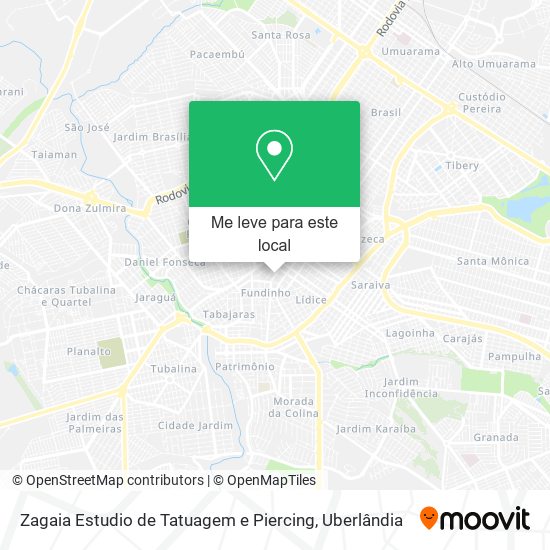 Zagaia Estudio de Tatuagem e Piercing mapa