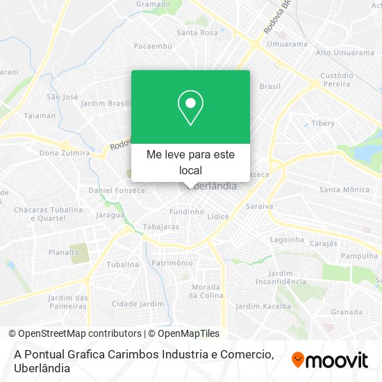 A Pontual Grafica Carimbos Industria e Comercio mapa