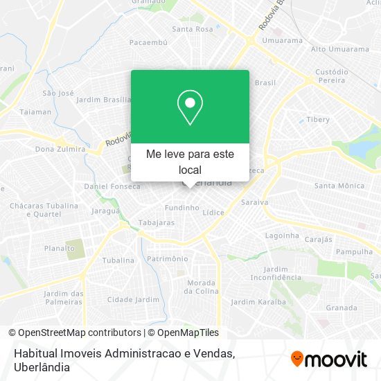 Habitual Imoveis Administracao e Vendas mapa