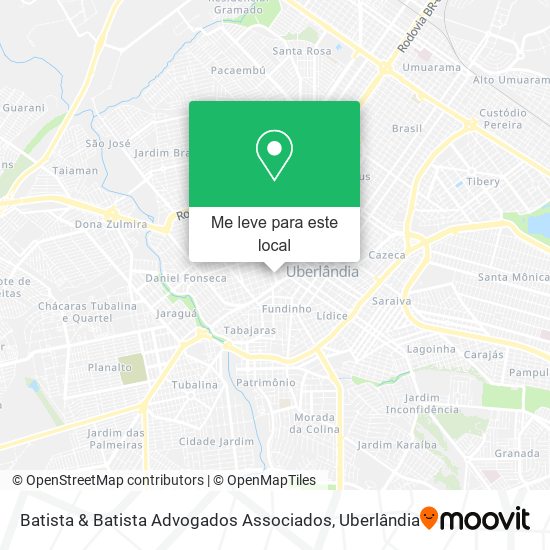 Batista & Batista Advogados Associados mapa