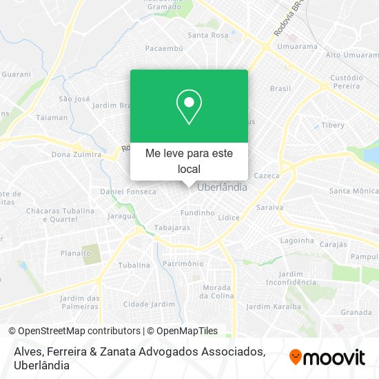 Alves, Ferreira & Zanata Advogados Associados mapa