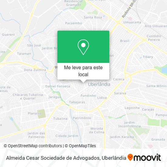 Almeida Cesar Sociedade de Advogados mapa