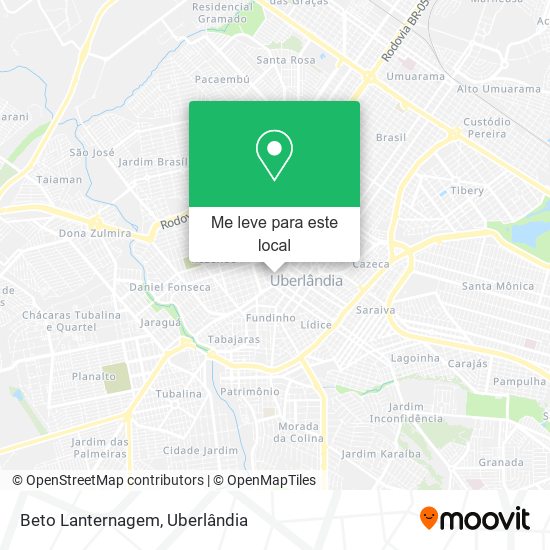 Beto Lanternagem mapa
