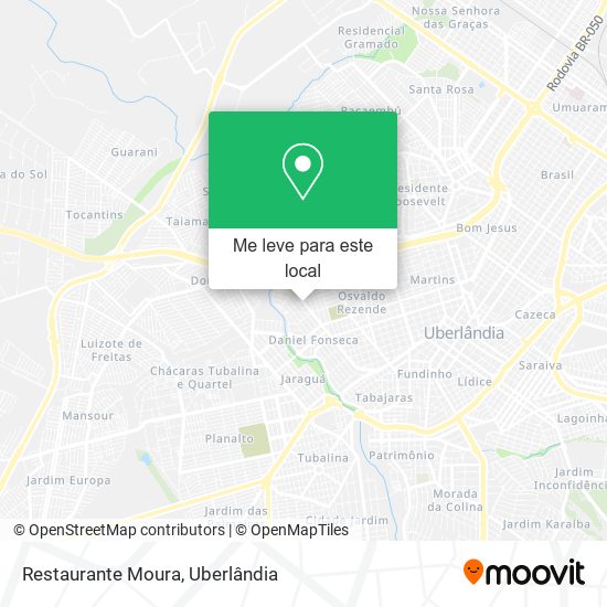 Restaurante Moura mapa