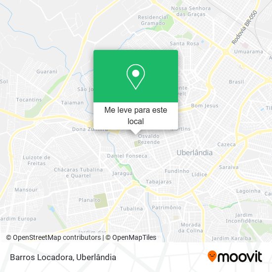 Barros Locadora mapa