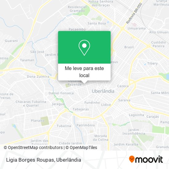 Ligia Borges Roupas mapa