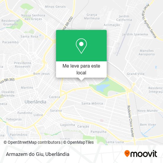 Armazem do Giu mapa