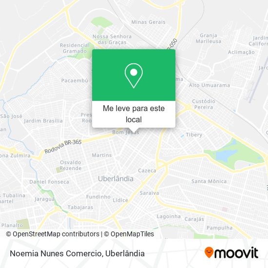 Noemia Nunes Comercio mapa