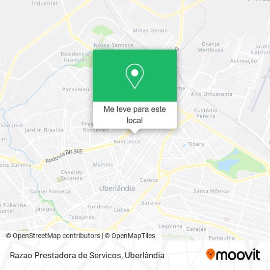 Razao Prestadora de Servicos mapa