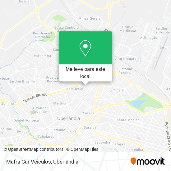 Mafra Car Veiculos mapa