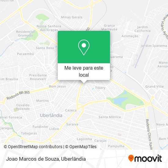 Joao Marcos de Souza mapa