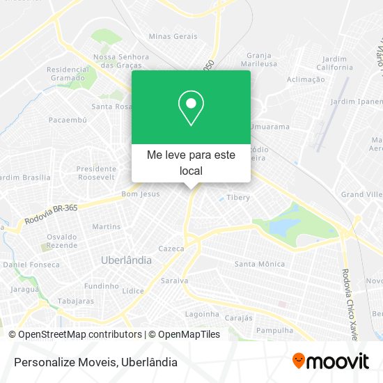 Personalize Moveis mapa