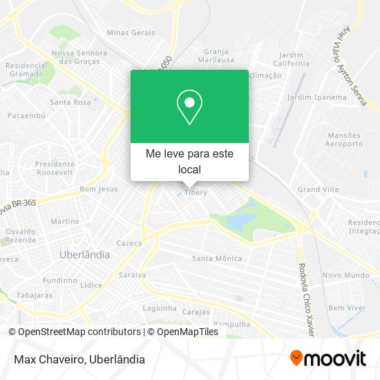 Max Chaveiro mapa