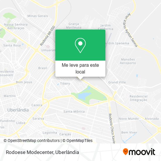 Rodoese Modecenter mapa