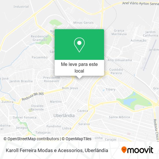 Karoll Ferreira Modas e Acessorios mapa