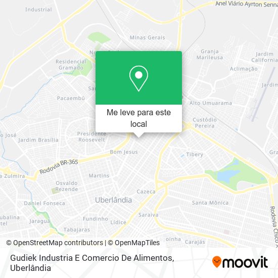 Gudiek Industria E Comercio De Alimentos mapa