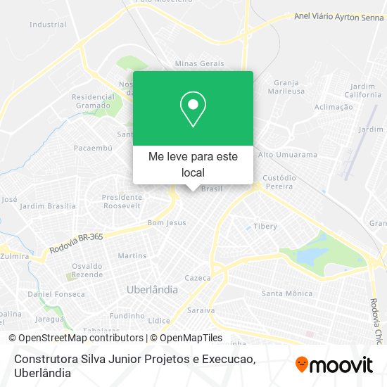 Construtora Silva Junior Projetos e Execucao mapa