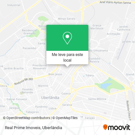 Real Prime Imoveis mapa