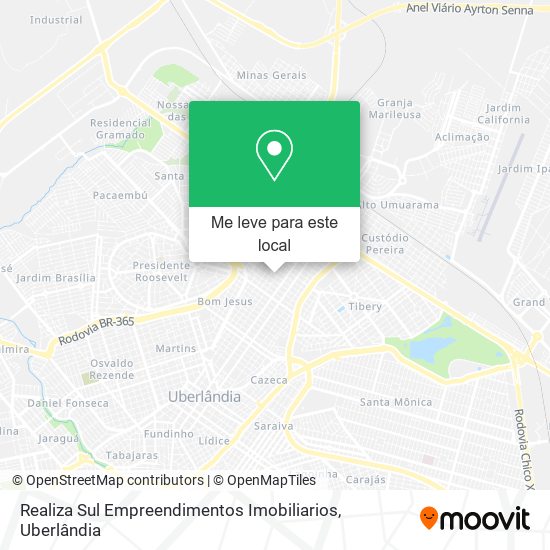 Realiza Sul Empreendimentos Imobiliarios mapa