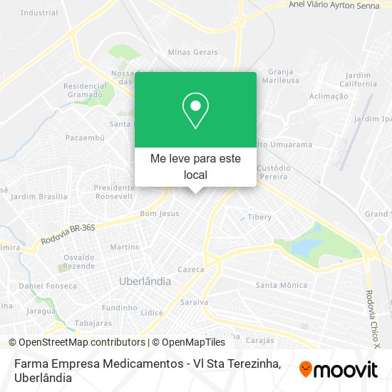 Farma Empresa Medicamentos - Vl Sta Terezinha mapa