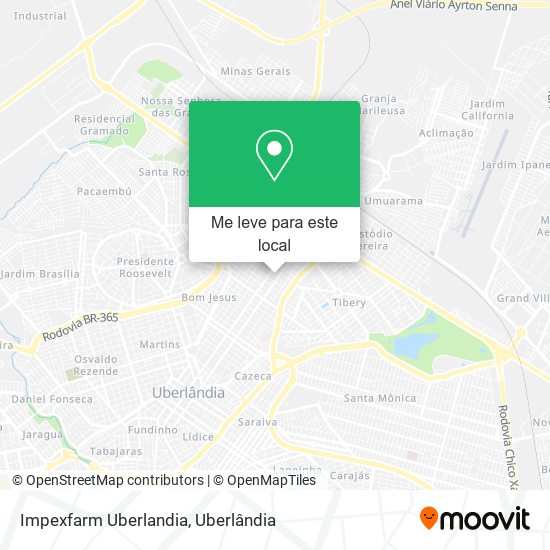 Impexfarm Uberlandia mapa