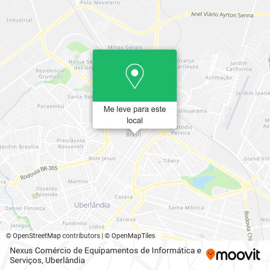 Nexus Comércio de Equipamentos de Informática e Serviços mapa