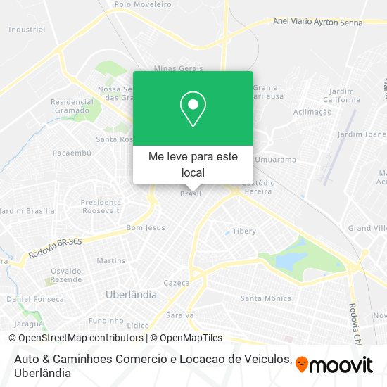 Auto & Caminhoes Comercio e Locacao de Veiculos mapa