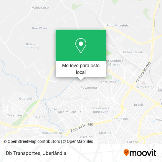 Db Transportes mapa