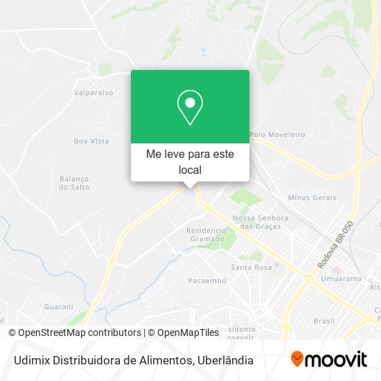 Udimix Distribuidora de Alimentos mapa